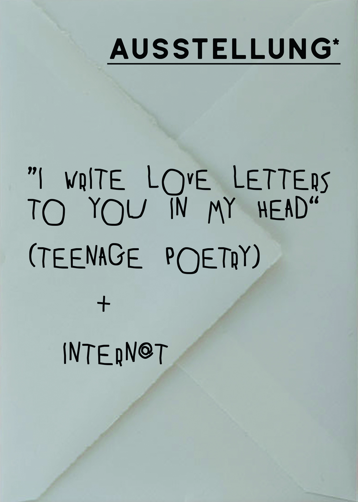 „i WRITE LOVE LETTERS TO YOU IN MY HEAD“